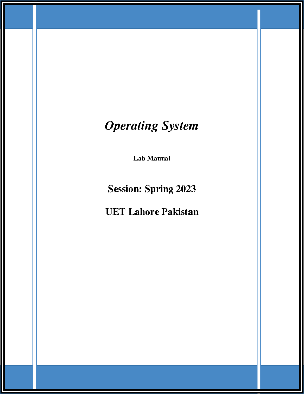 Lab Manual OS 1: Virtual Machine & Linux Commands Guide - Studocu
