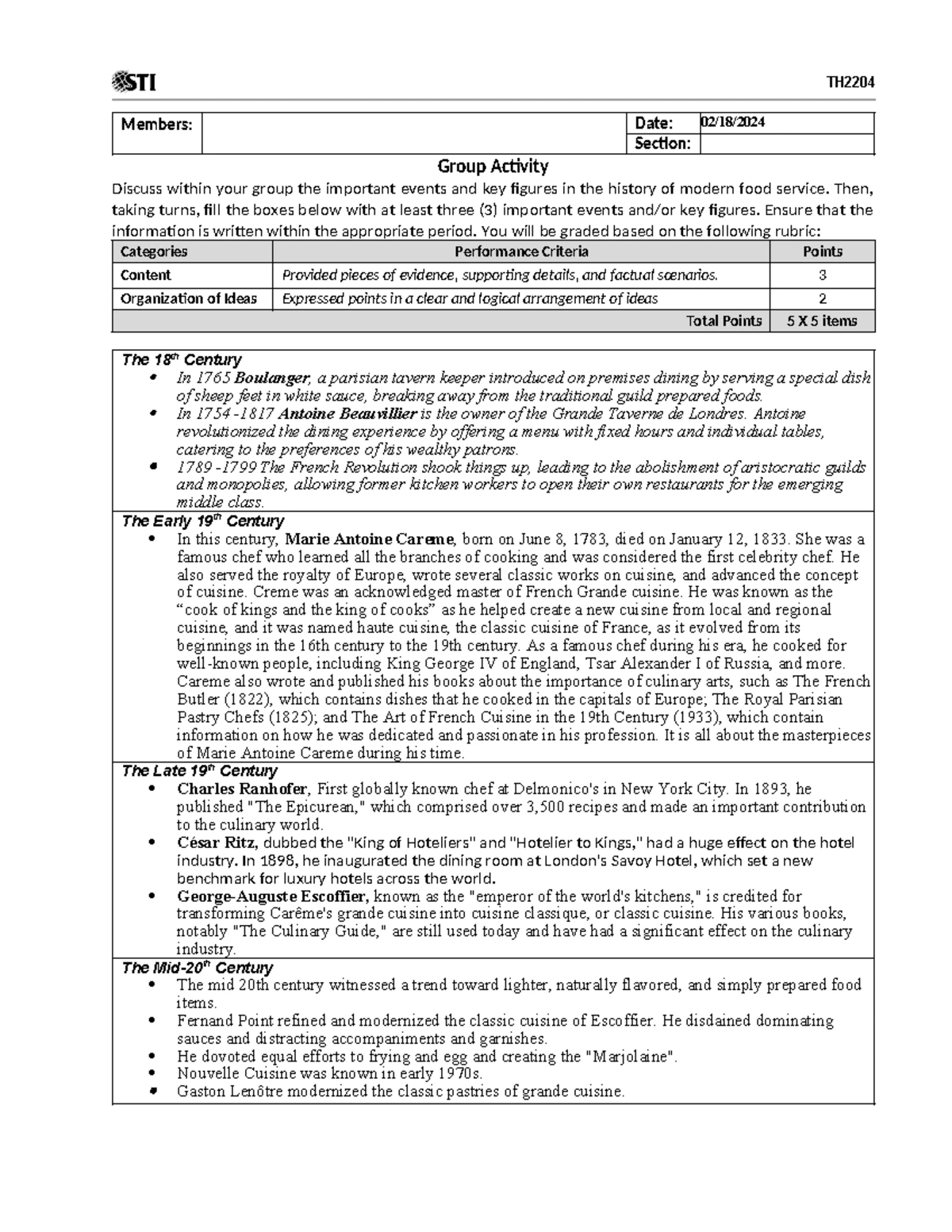 Kitchen Essentials - 01 Homework 1: Menus and Recipe Analysis - Studocu