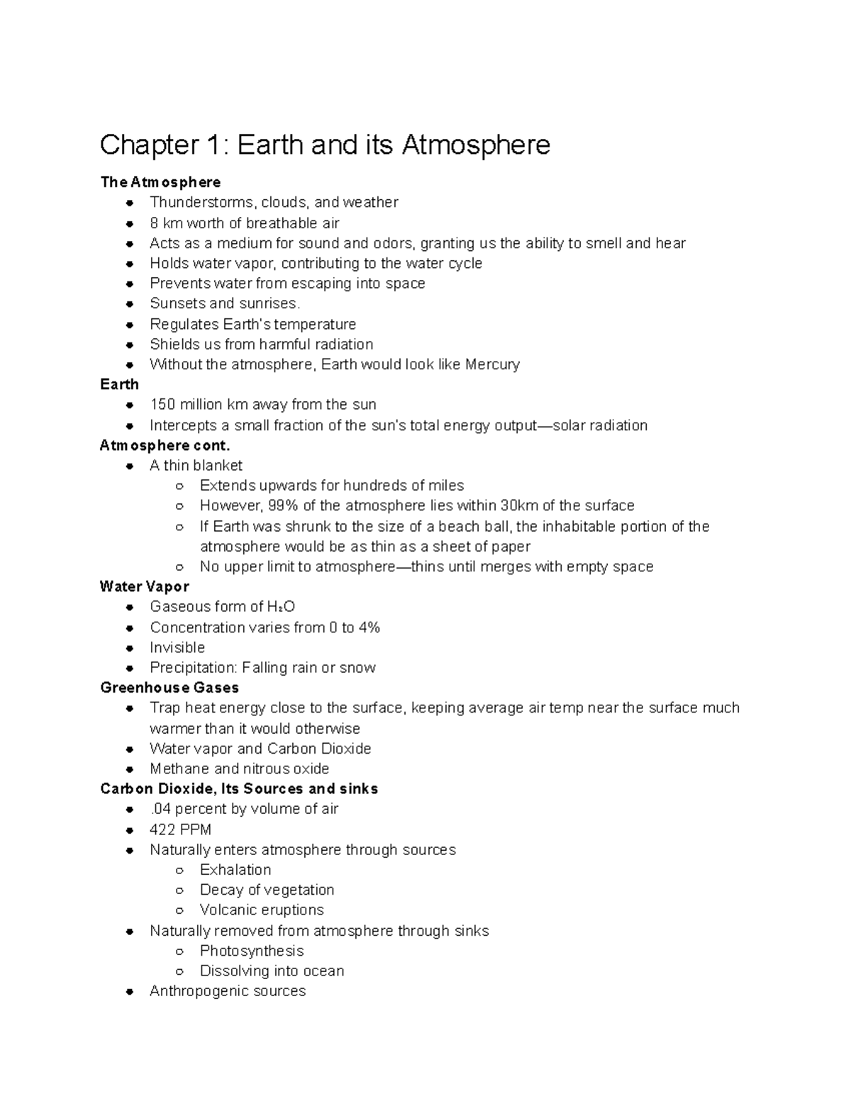 Weather and Climate Study Guide: Key Concepts & Precipitation Types ...