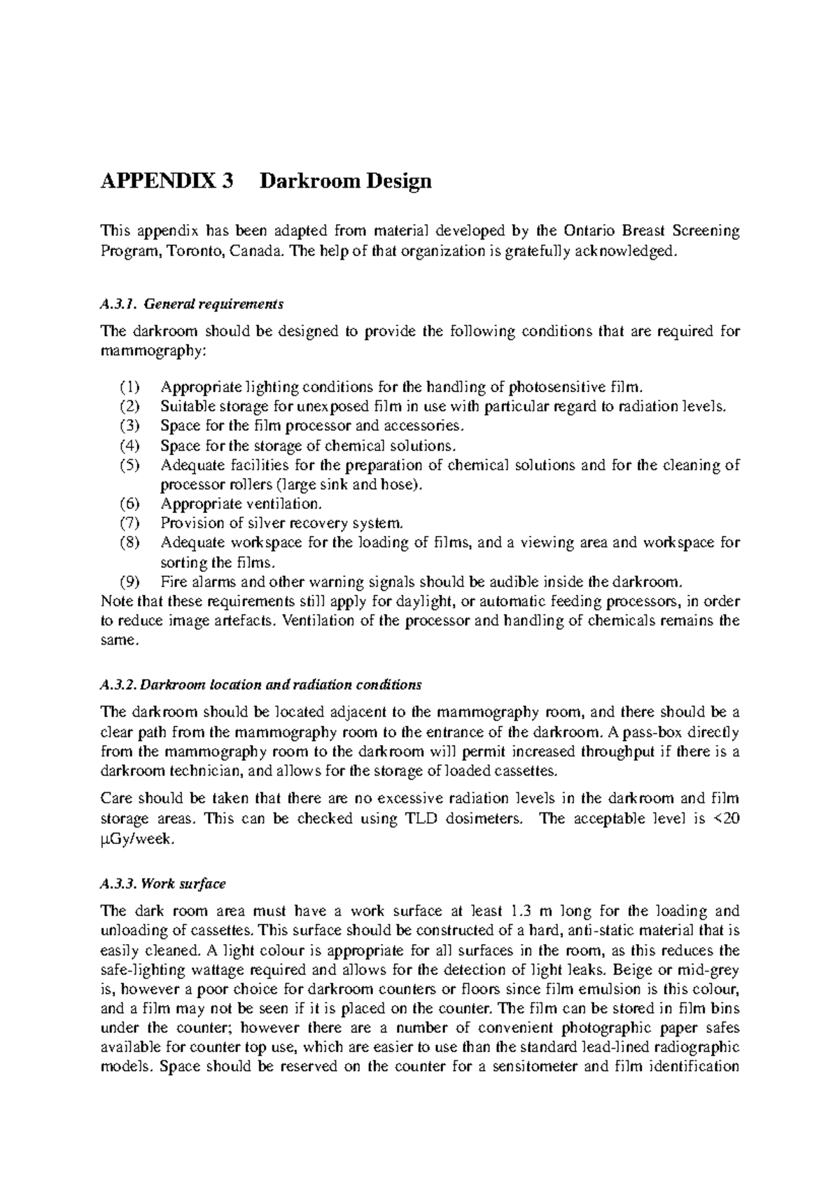 Inbound 3254698353251095729 - APPENDIX 3 Darkroom Design This appendix ...
