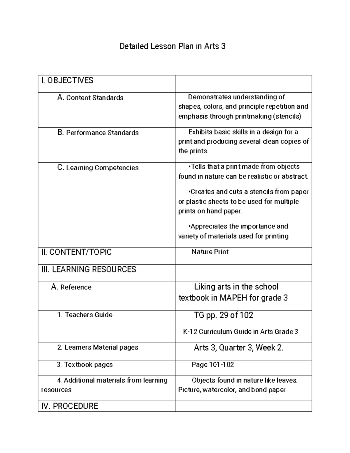 Grade 1 Lesson Plan for Catch Up Friday: DEAR Activities (Jan 19) - Studocu