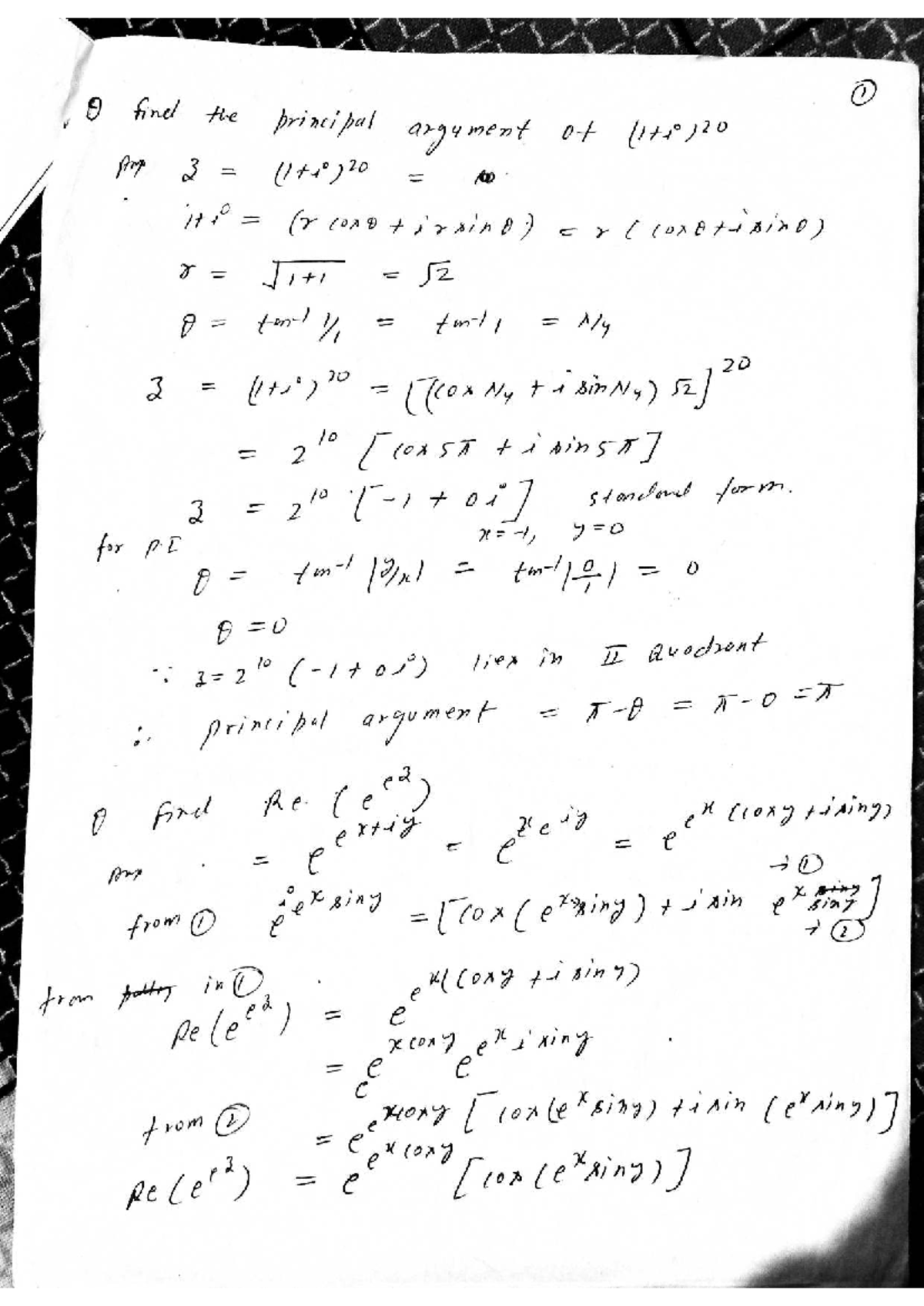 Complex Numbers II - Math Notes for AMP 3 Final Exam - Studocu