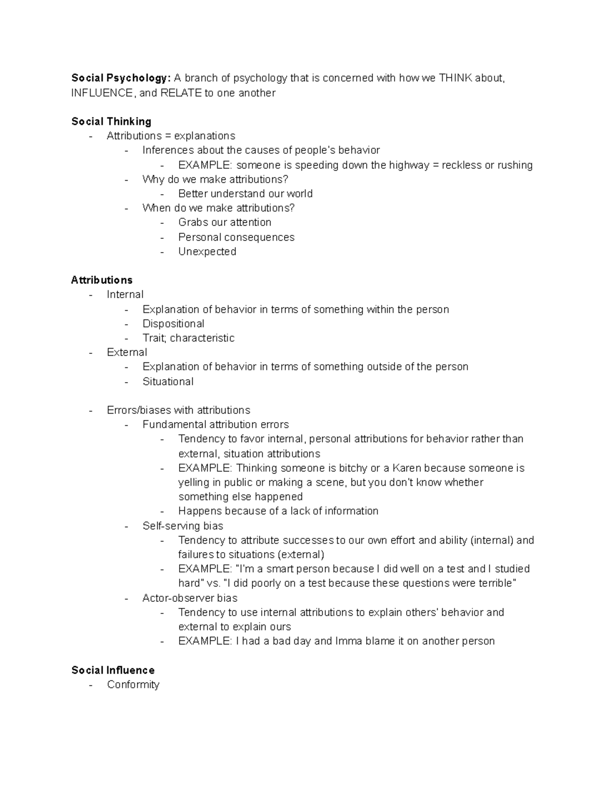 Social Psychology: Key Concepts and Theories - Studocu