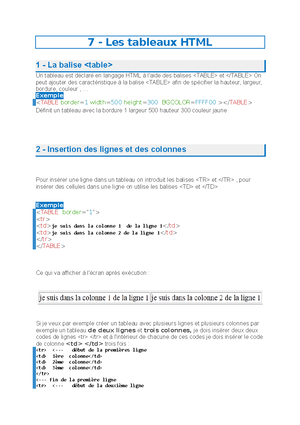 Exercices HTML avec correction - Exercices HTML avec correction ...