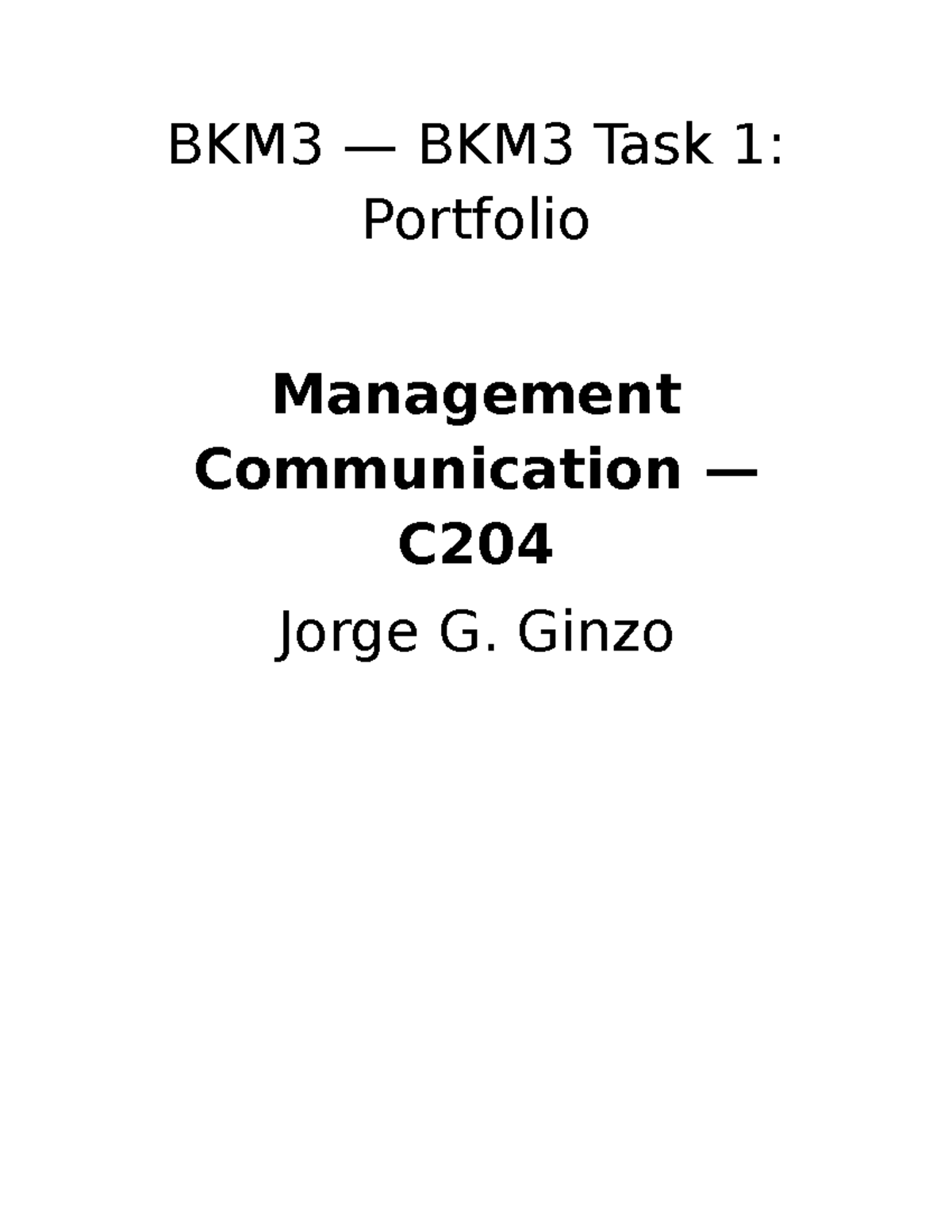 BKM3 Task 1 Portfolio: Key Strategies for Sparkit Product