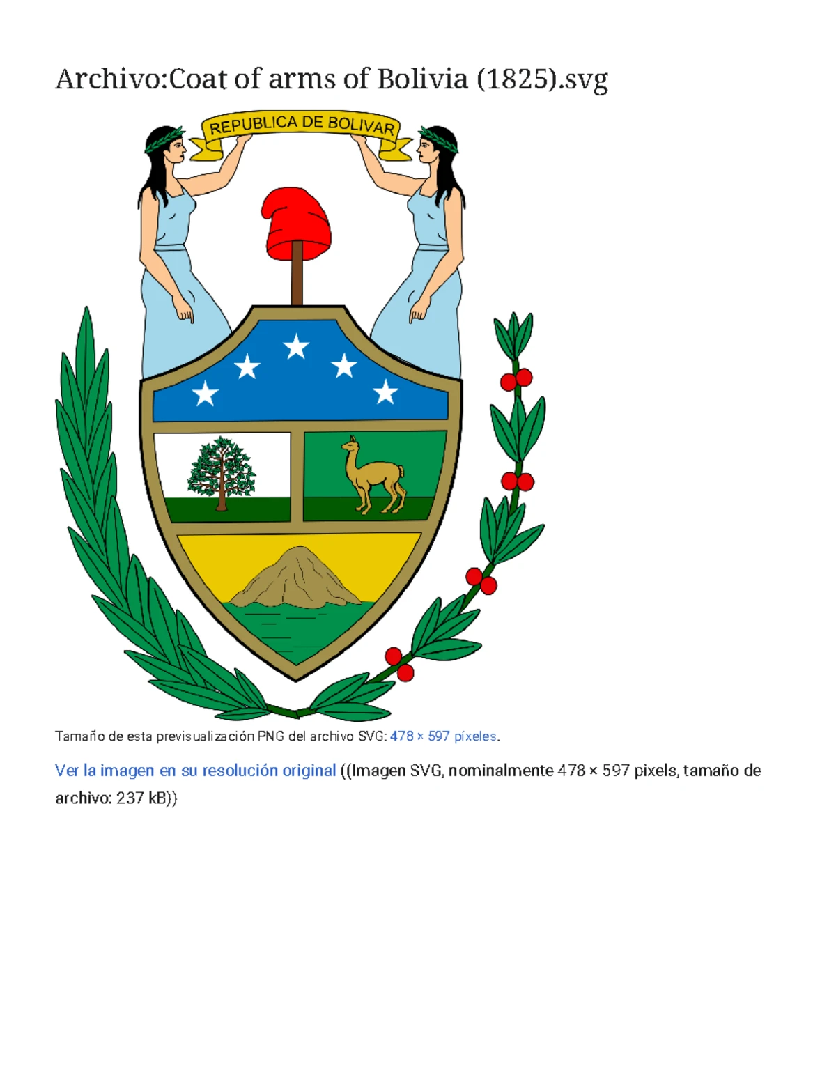 Escudo de Armas de Bolivia: Historia y Simbología Nacional - Studocu