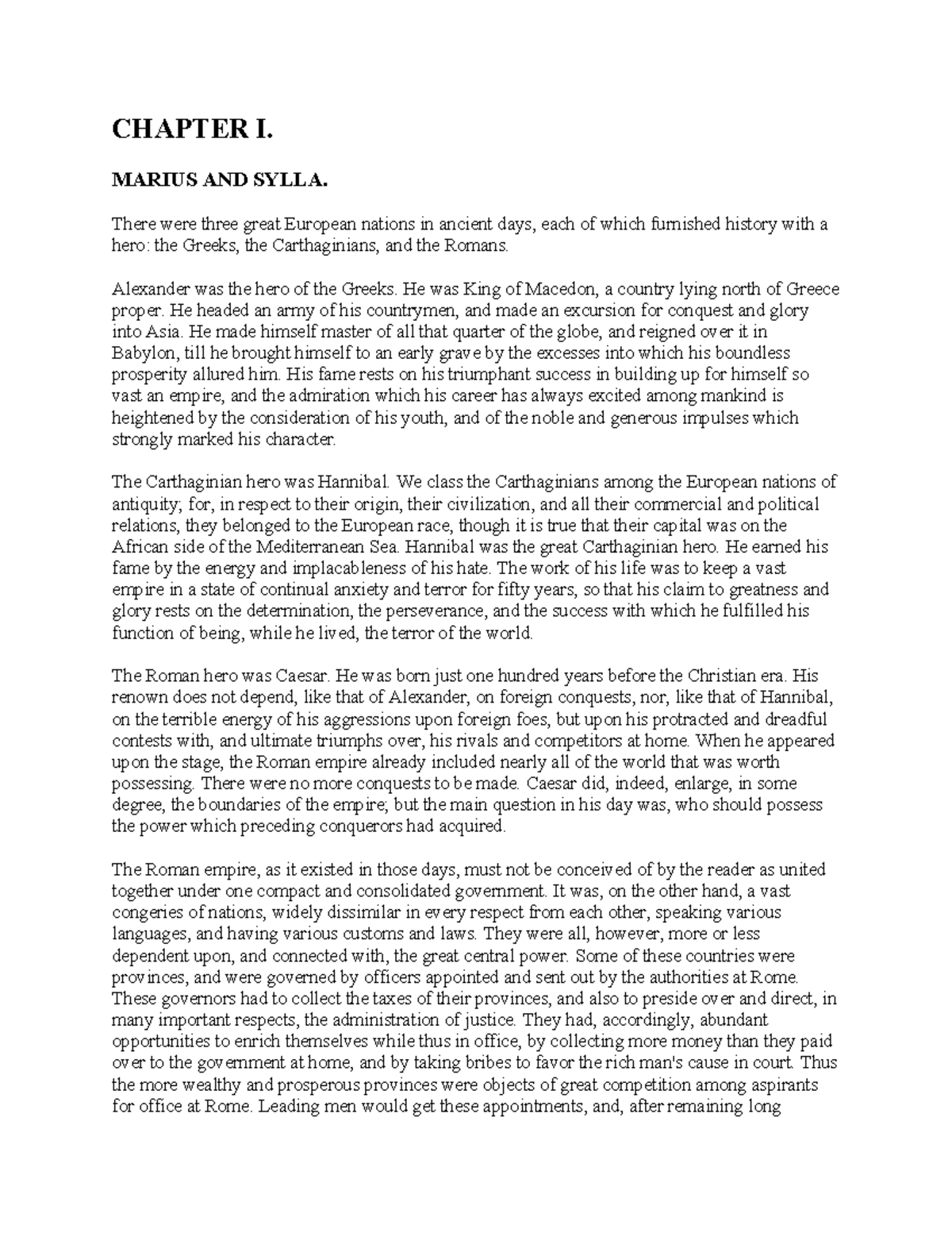 Marius vs. Sylla: The Civil Conflict of Rome and Its Lasting Impact ...