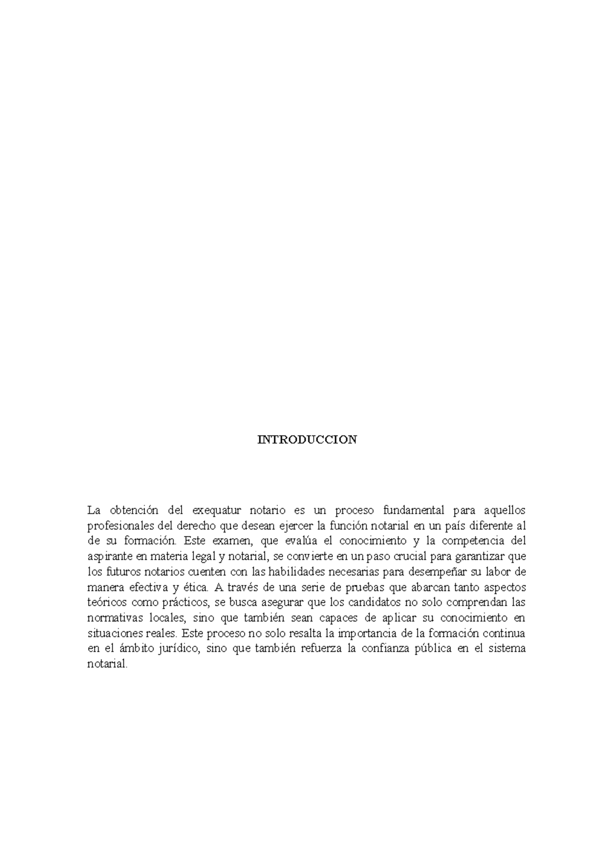Examen de Exequátur Notarial en Honduras: Requisitos y Proceso - Document Preview
