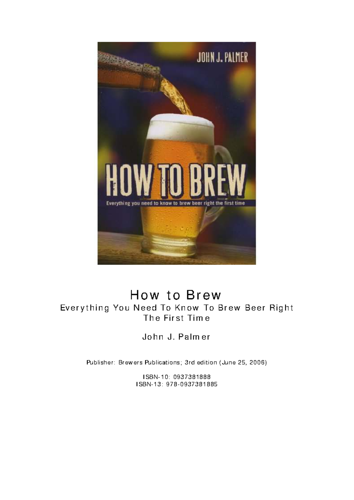 How to Brew: Essential Guide for First-Time Brewers (Course Code ...