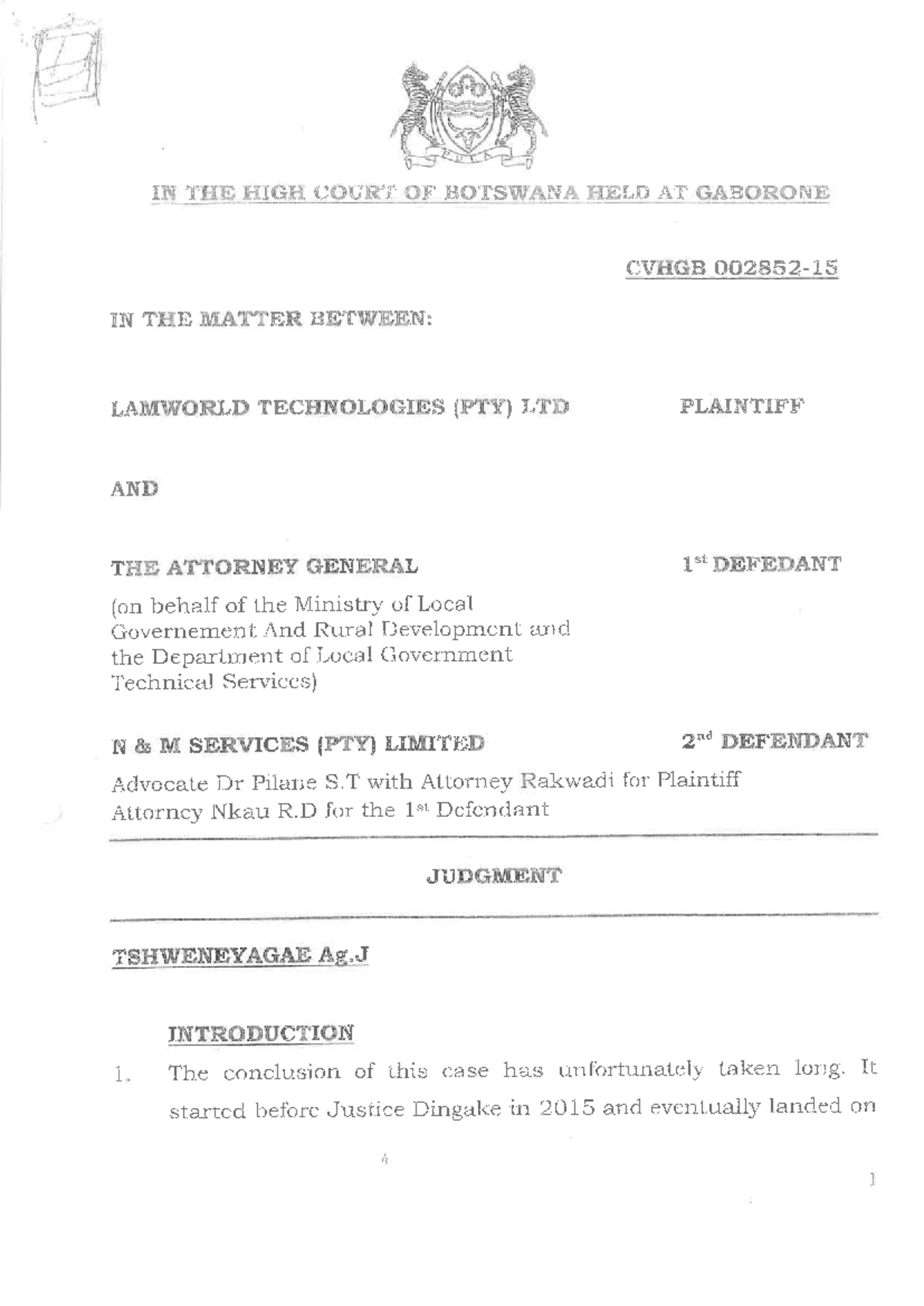 Lamworld Technologies v Attorney General: High Court Judgment Analysis ...