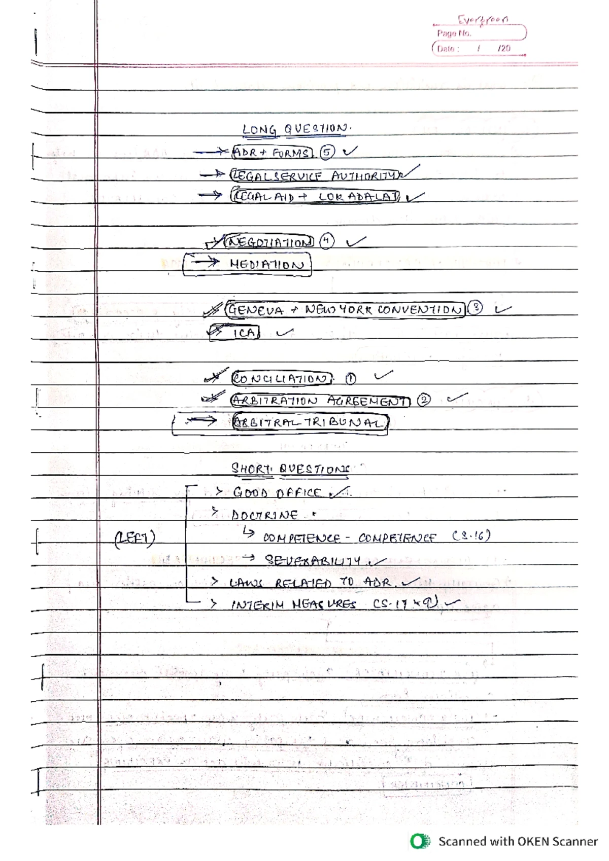 ADR - Notes - UNIT 1. Here's a detailed explanation of the different ...