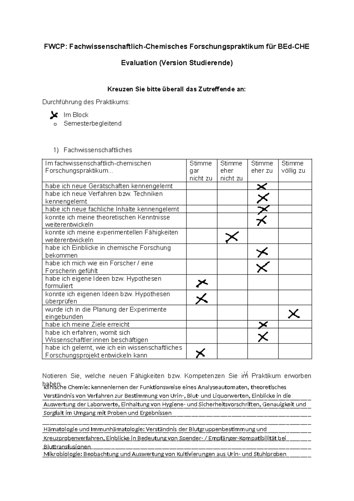 FWCP: Forschungspraktikum Evaluation für Studierende - Erfahrungen und ...