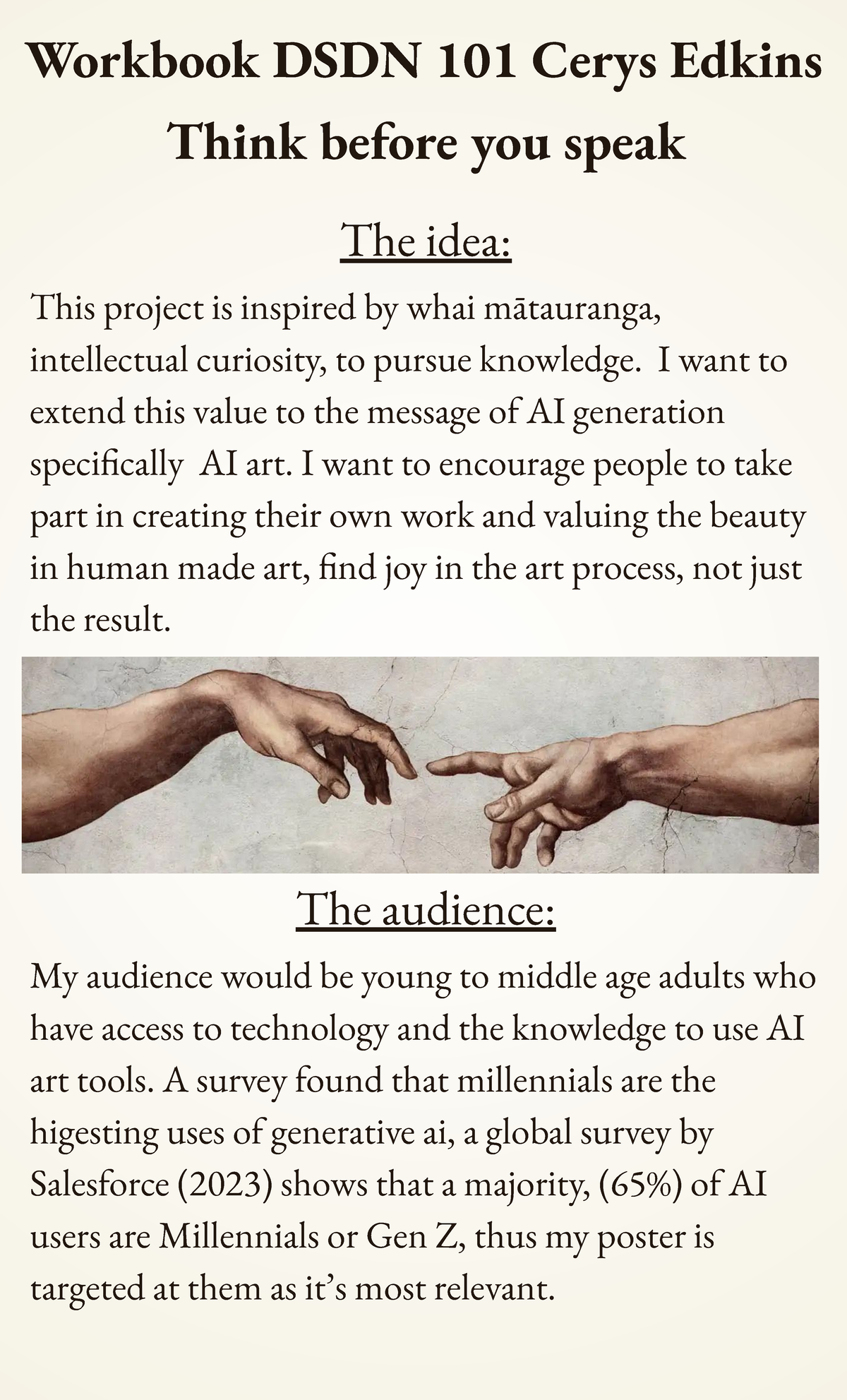 DSDN 101 - Project on AI Art: Embracing Human Creativity - Studocu