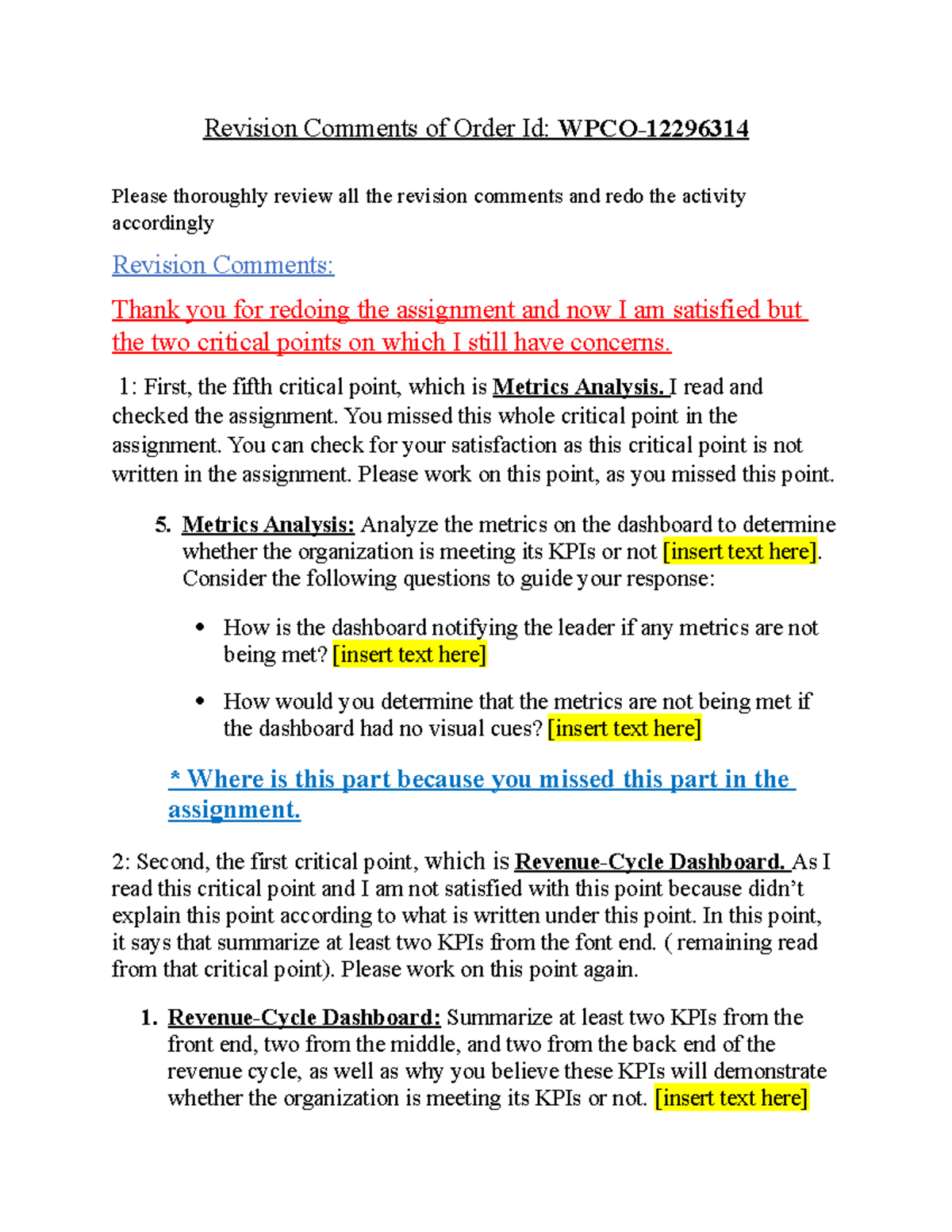 Doc - Document of class - Revision Comments of Order Id: WPCO- Please ...