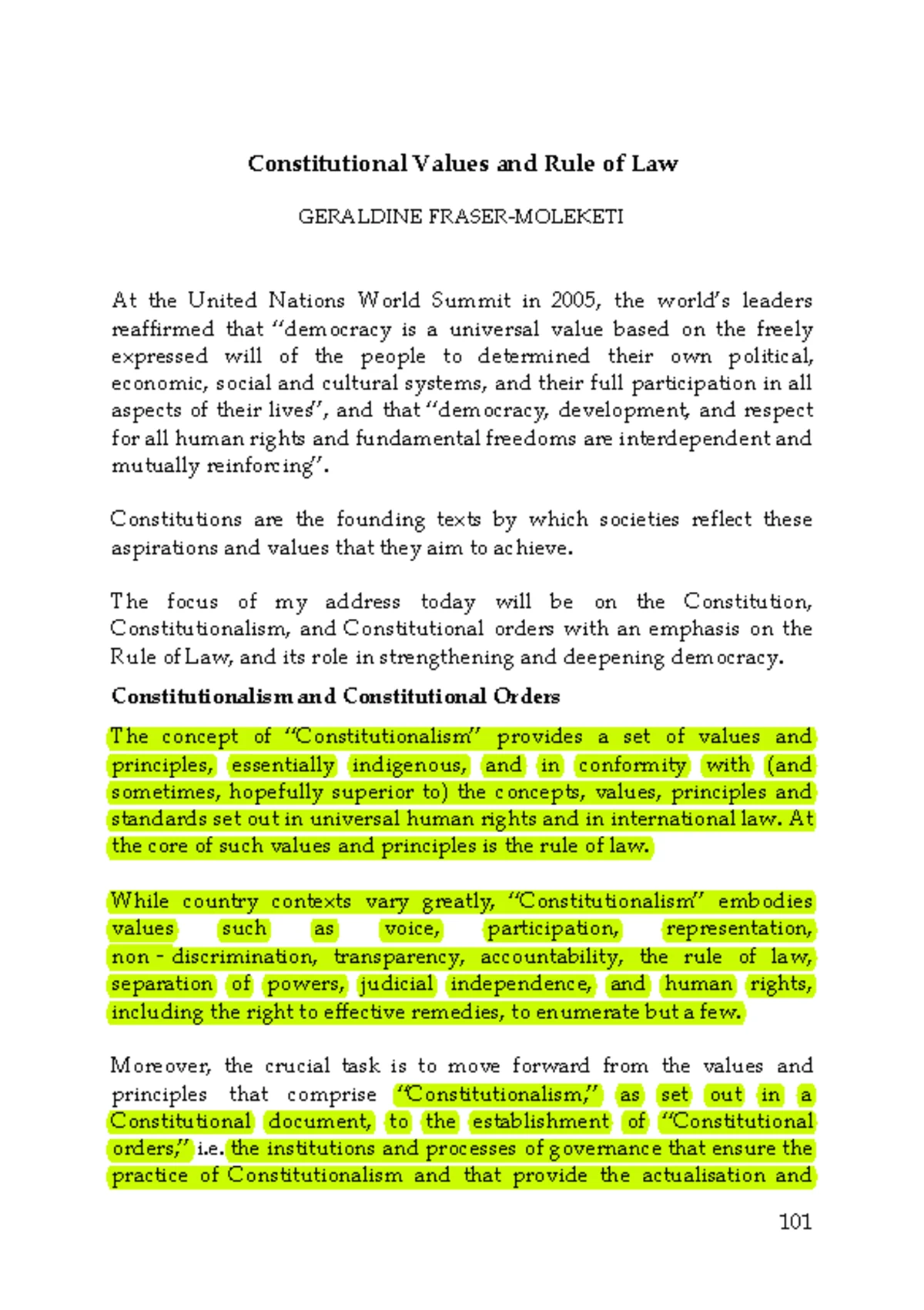 Civ Case 1961 of 2009 - RATLADI v THE ATTORNEYGENERAL Judgment Analysis ...