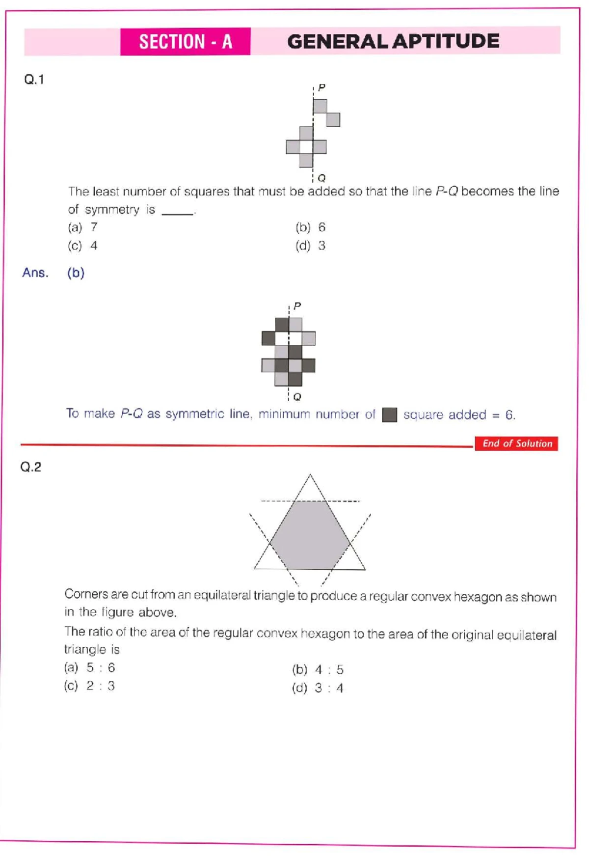 Mock 2023 - General Aptitude & Technical Questions Solutions - Studocu