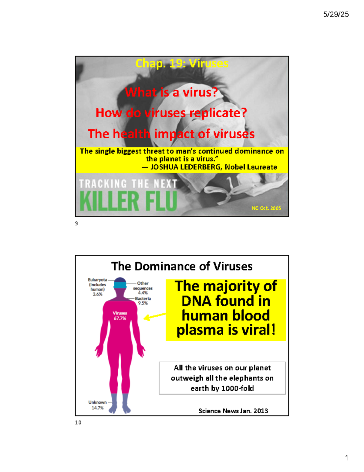 Lecture Notes: Viruses and Their Impact - Studocu