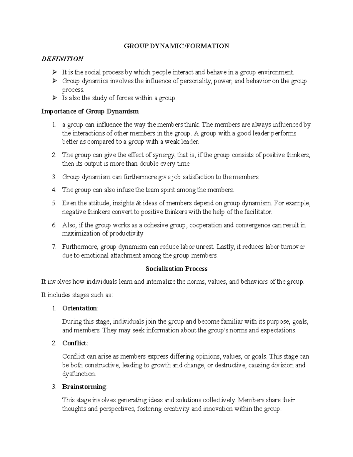 Behavioral Science - Understanding Group Dynamics and Their Impacts ...