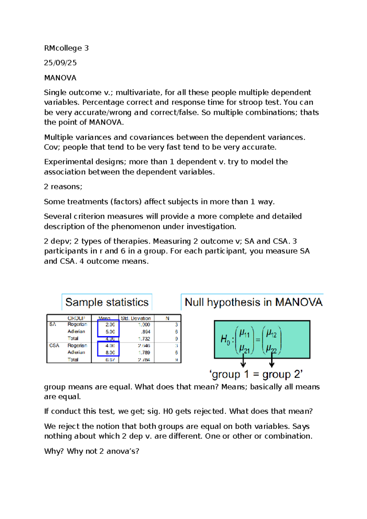 RMcollege 3 MANOVA Analysis: Exploring Multiple Dependent Variables ...