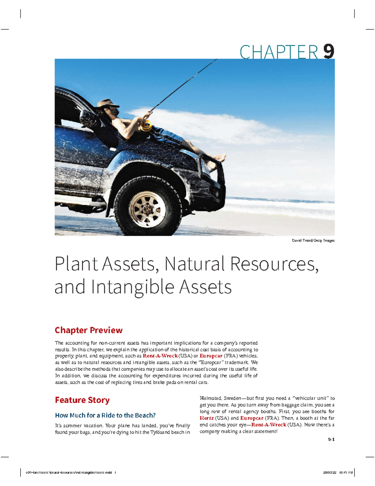 CHAPTER 9 Plant Assets, Natural Resources, and Intangible Assets ...