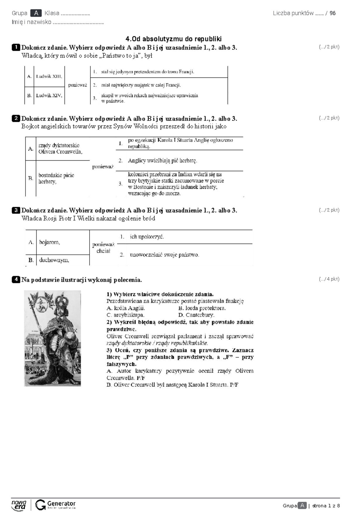 Podr cznik Od Historii Klasa 8