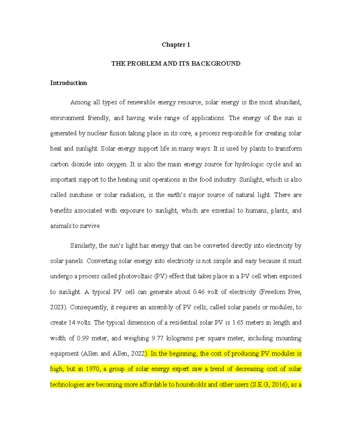 Design framework for rooftop solar PV systems in Central Luzon - Studocu