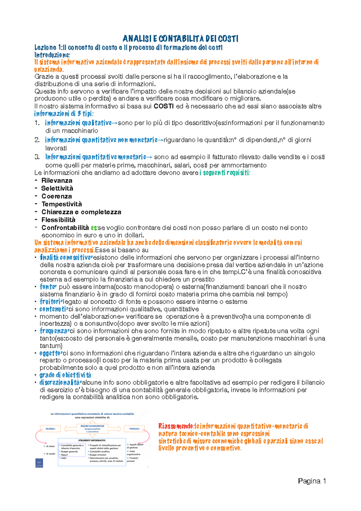 Analisi e contabilità dei costi - ANALISI E CONTABILITÀ DEI COSTI ...