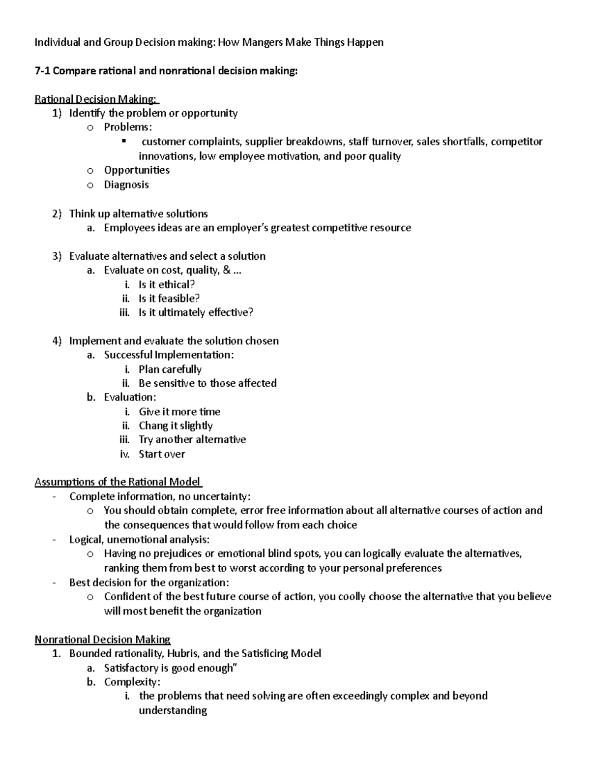 BUSN Chapter 4 Notes - Global Management: Managing Across Borders ...