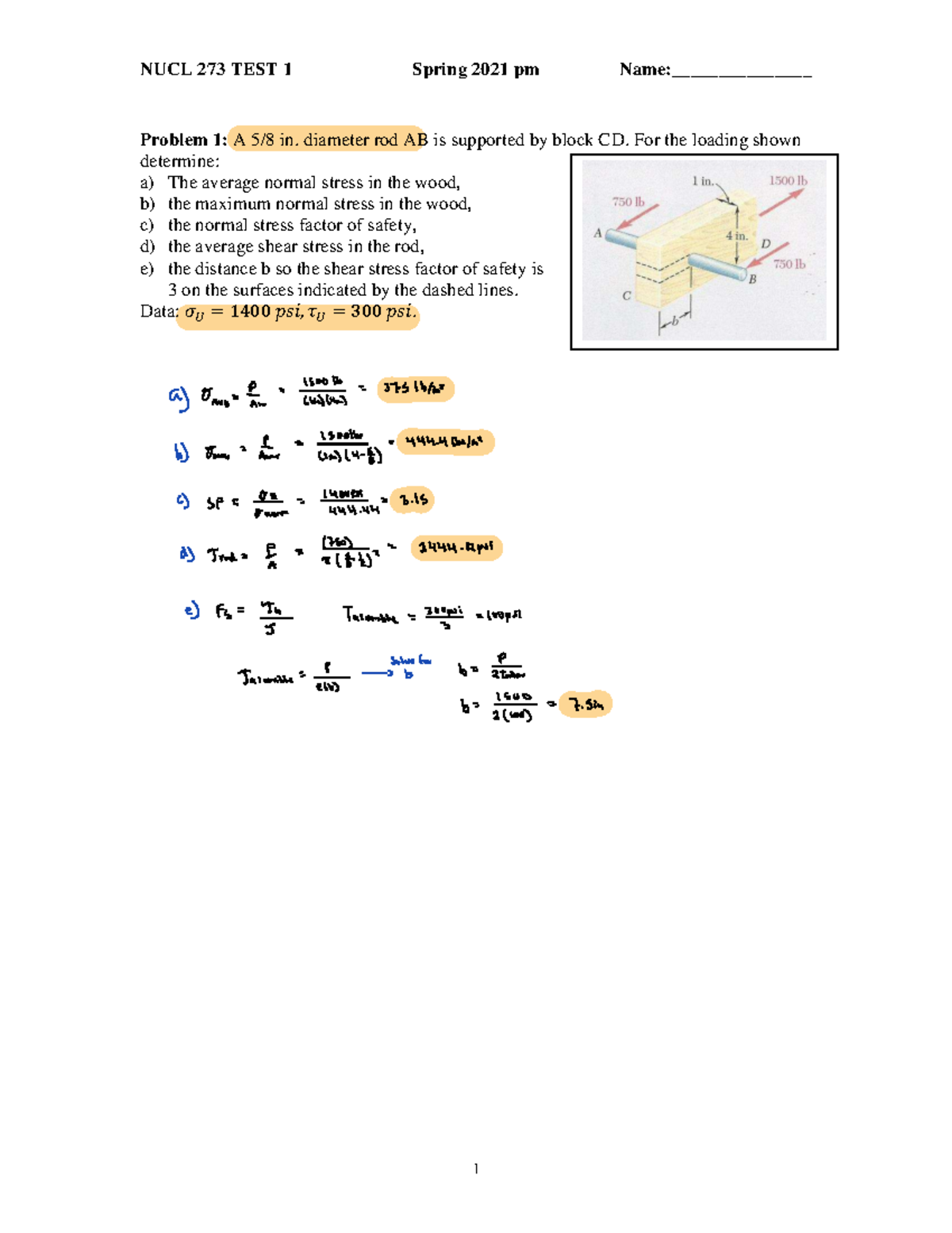 NUCL 273 Test 1 Exam Questions - Spring 2021 PM - Studocu