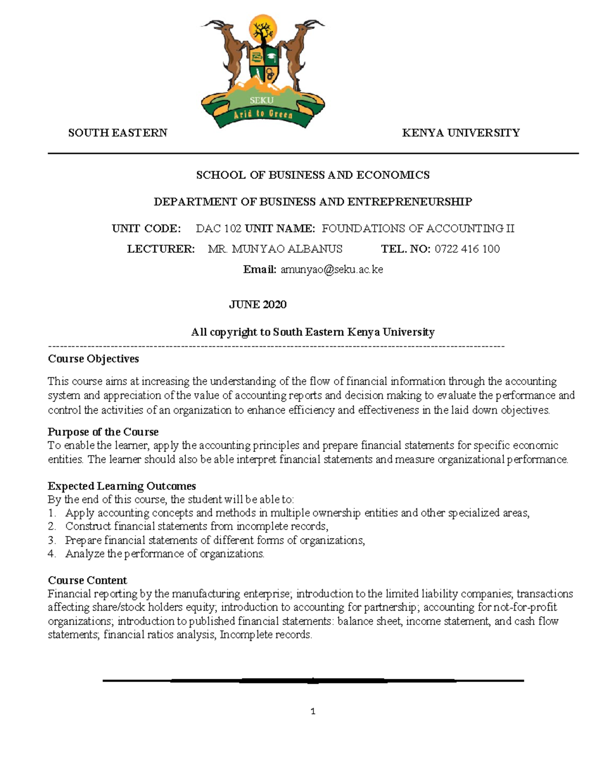 DAC 102 Digital - digitized notes - SOUTH EASTERN KENYA UNIVERSITY ...