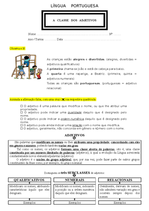 Topp3 aval trim3 - xxxx - Avaliação trimestral 3 Português I 1. Lê o ...