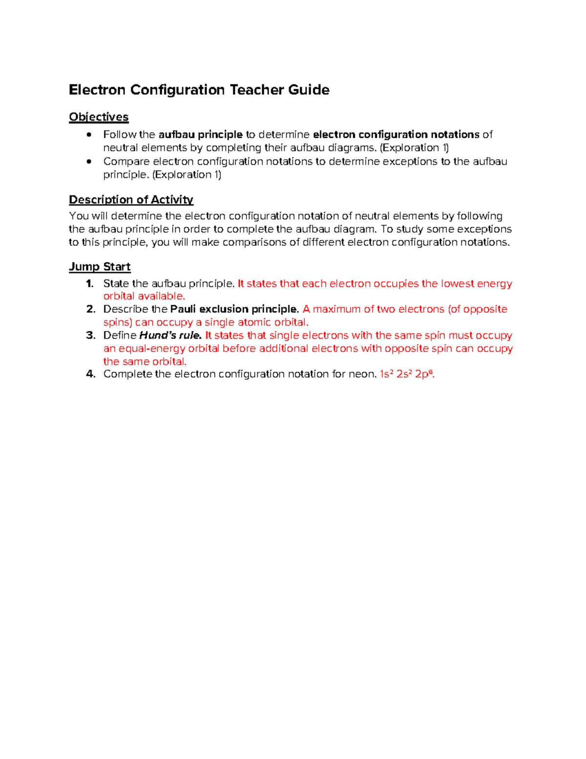Electron Configuration Guide: Exploring Aufbau Principle Exceptions ...