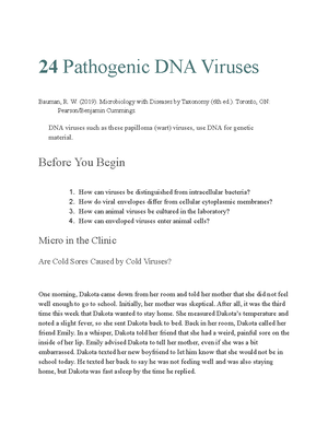 Chapter 24 - Microbiology - 1 Microbiology with Diseases by Taxonomy ...