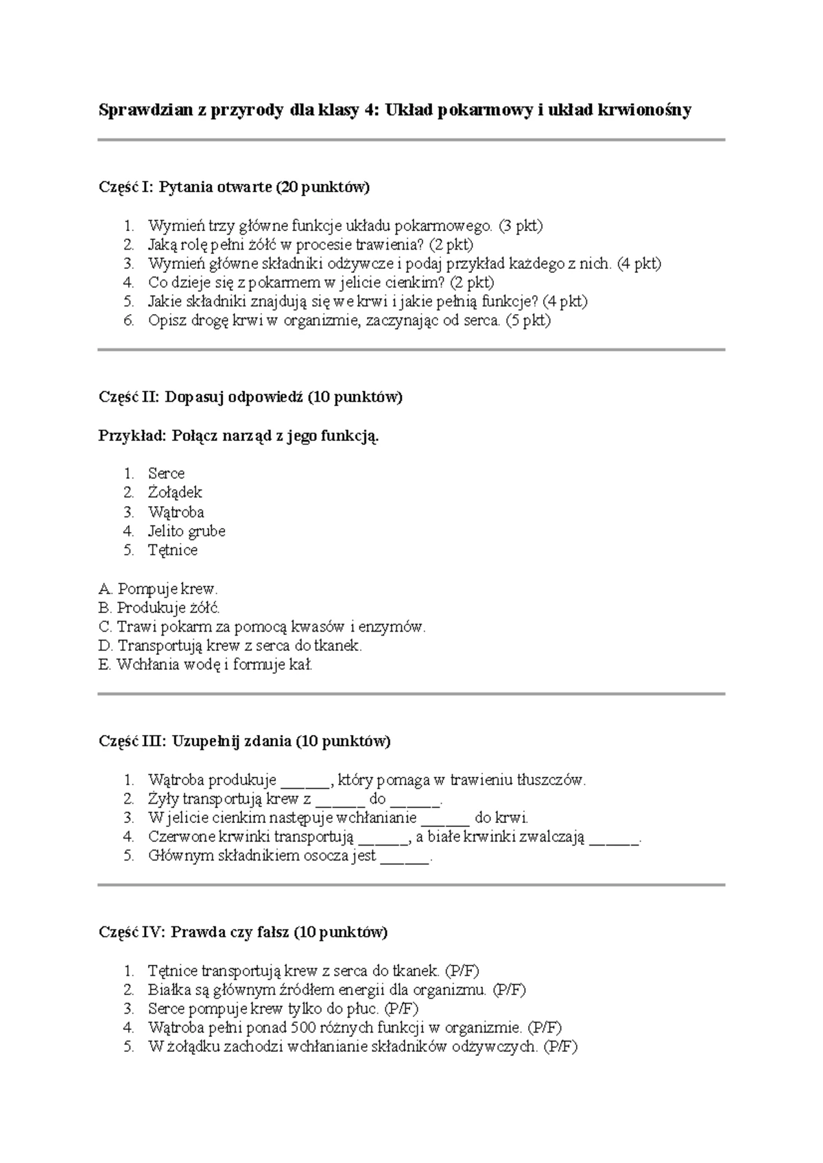 Sprawdzian Teoretyczny Z Siatkówki Kl Iv www.studocu.com