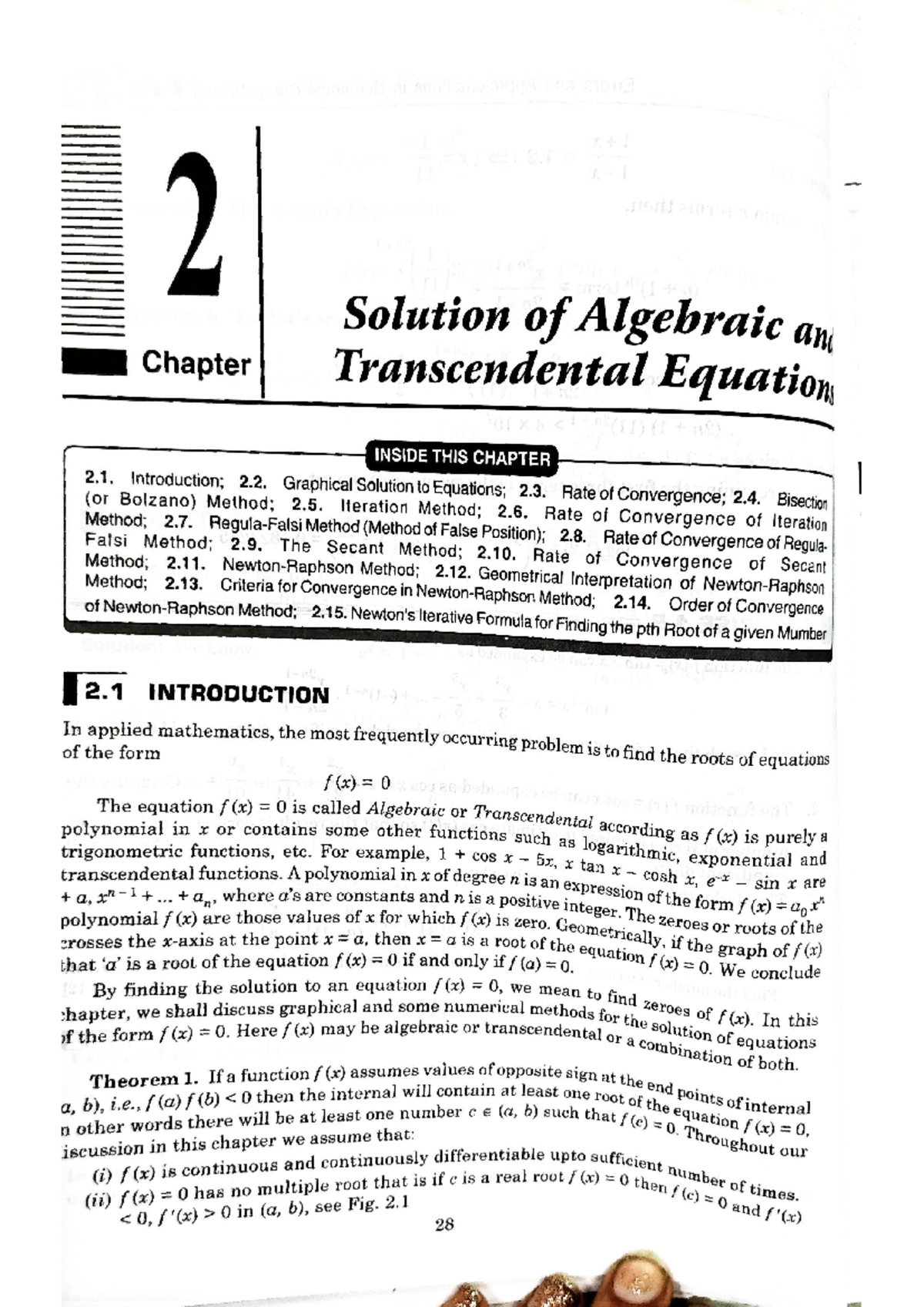Computational Methods Unit 1 Notes by Hari Arora - Studocu