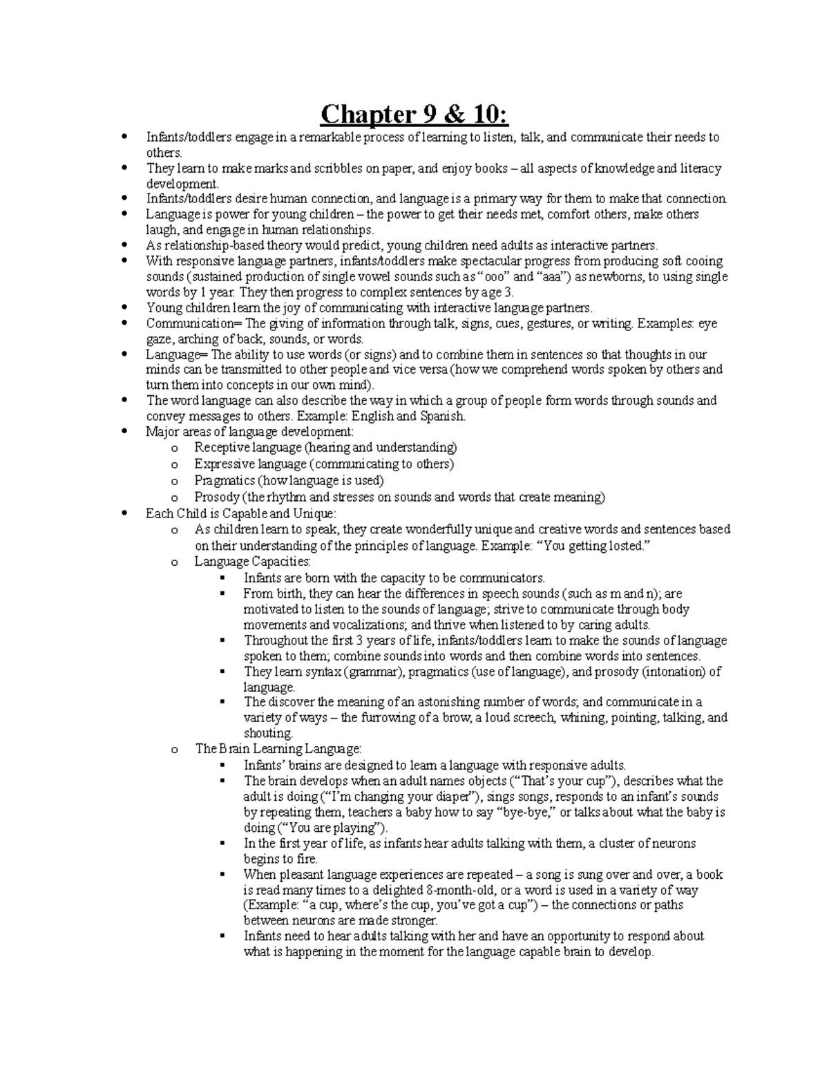 Chapter 9 and 10 - Lecture notes 9-10 - Chapter 9 10: engage in a ...