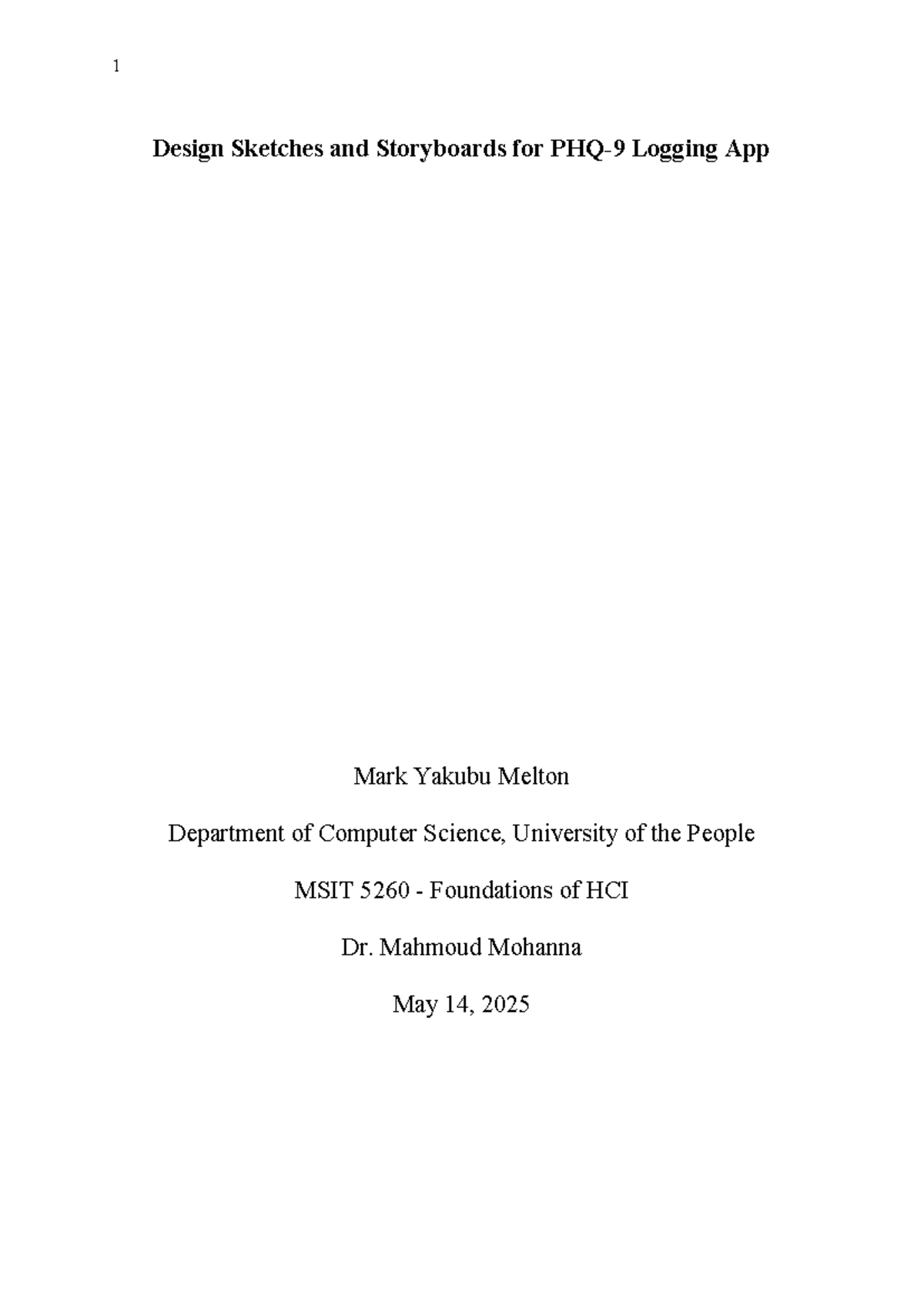 MSIT 5260 Unit 5 - Design Sketches & Storyboards for Logging App - Studocu
