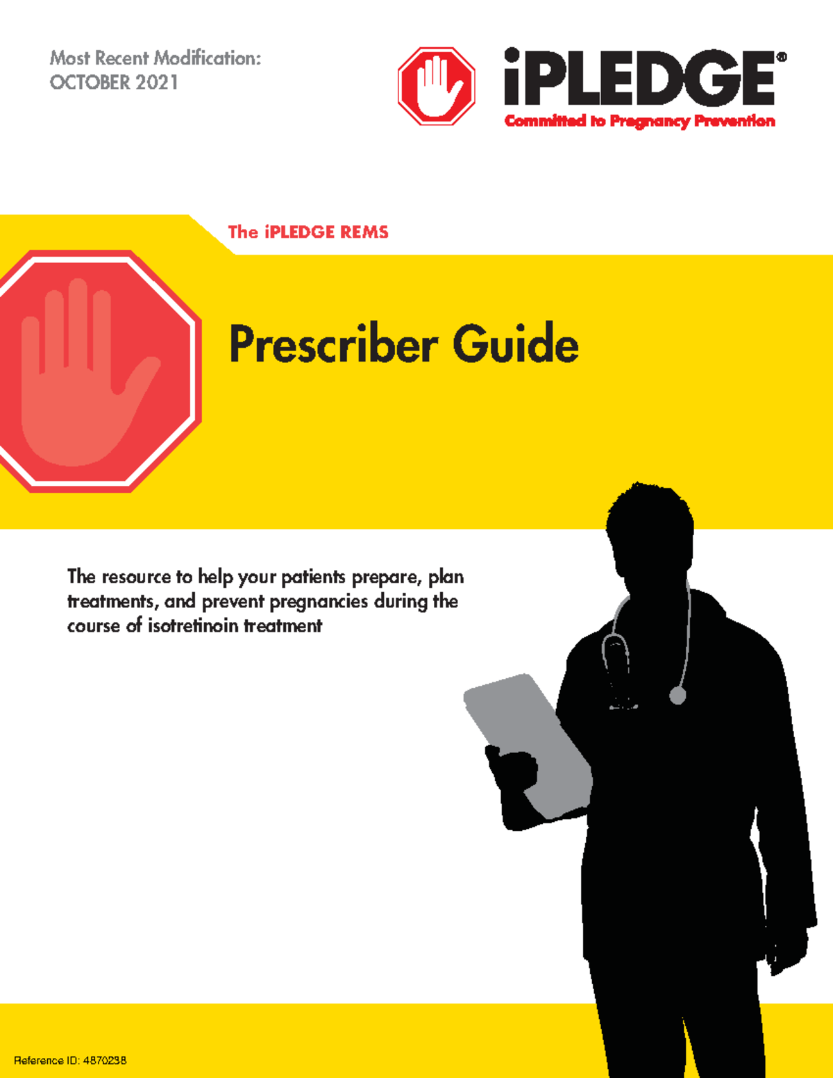 iPLEDGE REMS Prescriber Guide for Isotretinoin Treatment - Studocu