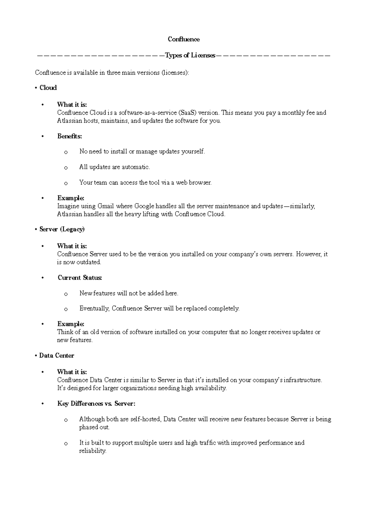 Confluence Overview: Cloud, Server, and Data Center Versions Explained ...