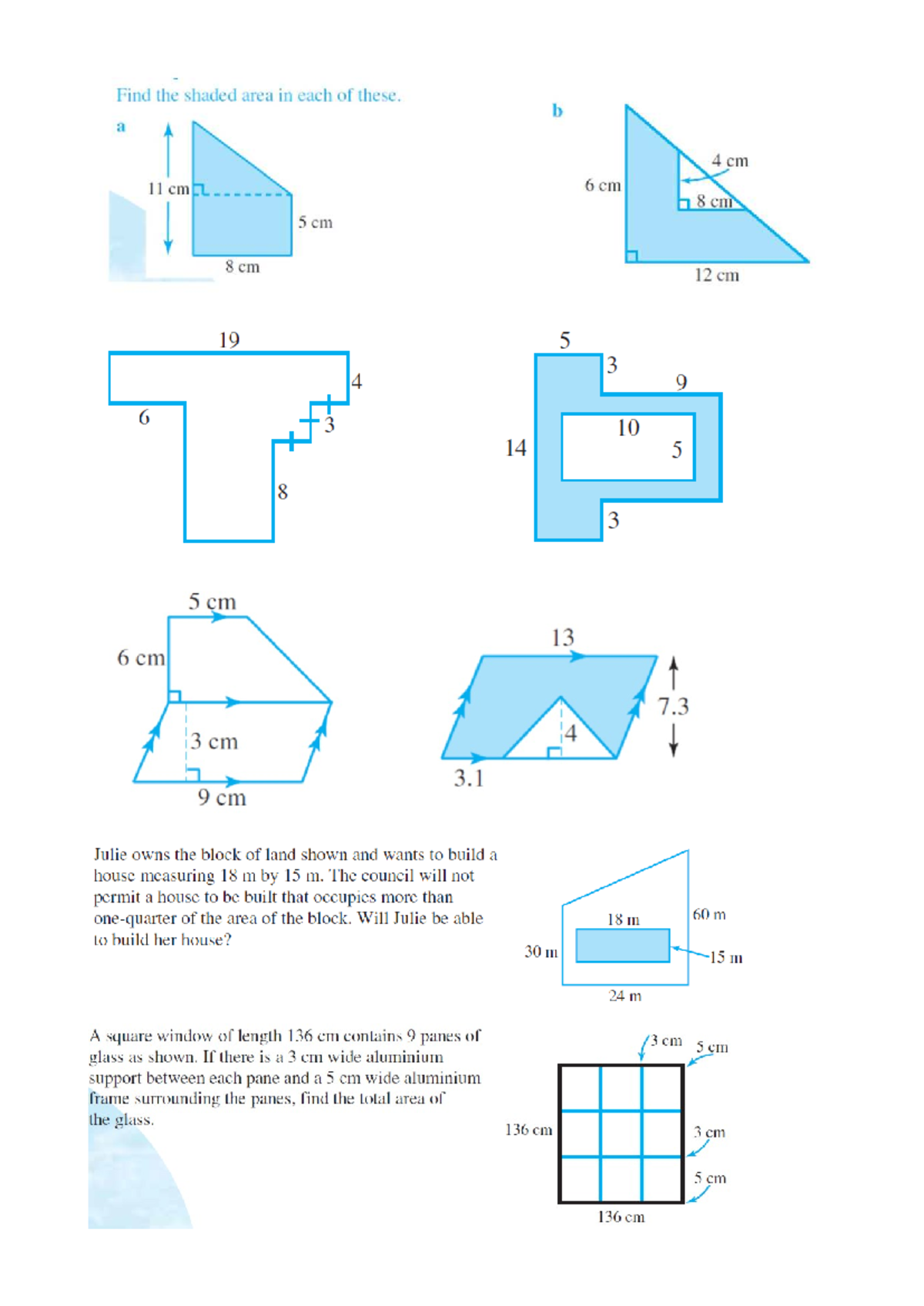 8.07 Handout - Math Topic 8 Chapter 8 Practice Questions on Areas - Studocu