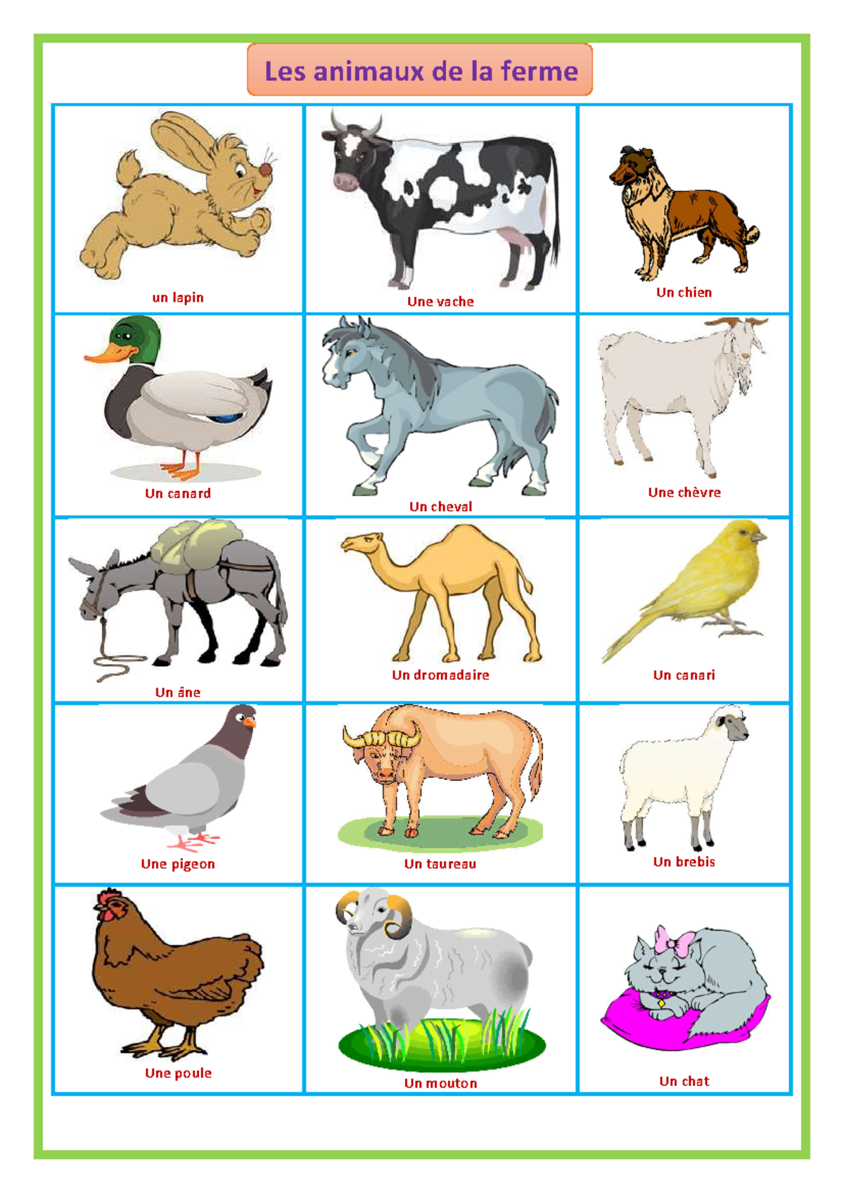 Animaux De La Ferme à Compter Learning Resources - 60 Animaux Plastique Éducatifs Pour Enfants Dès 3 Ans Animaux Caoutchouc Souple