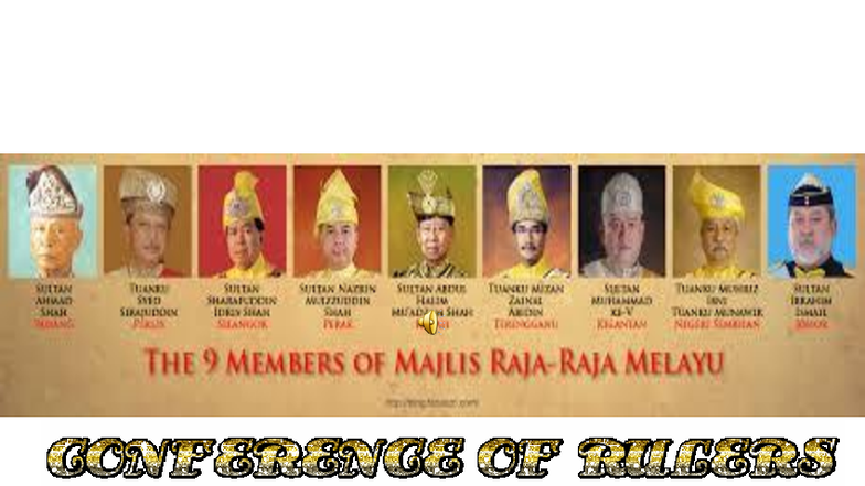 LAW 487 LECTURE NOTES ON THE CONFERENCE OF RULERS - Studocu