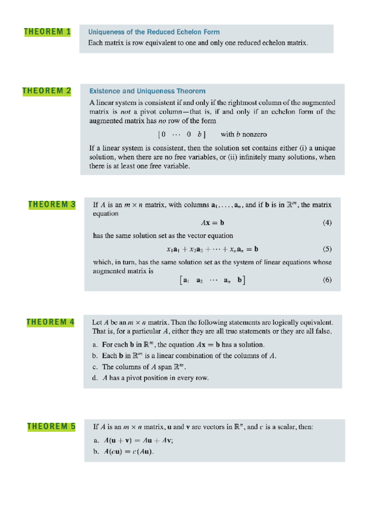 Linear Algebra Lecture Notes - Key Concepts and Techniques - Studocu
