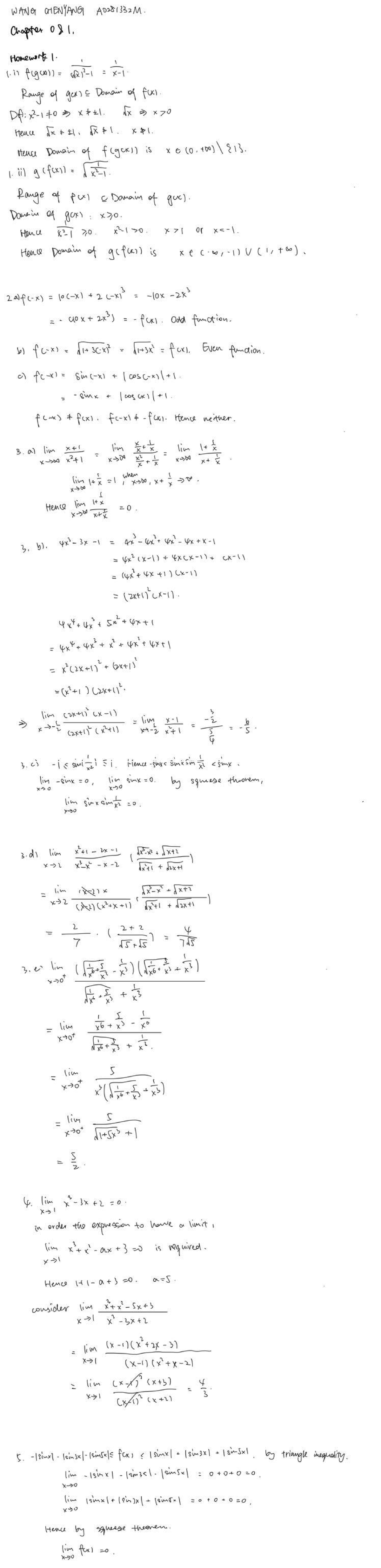MA2002 Homework 1: Introduction and Problem Set Analysis - Studocu