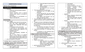 UTS-Chapter-1 2 - Reviewer - Understanding the Self CHAPTER 1 THE SELF ...