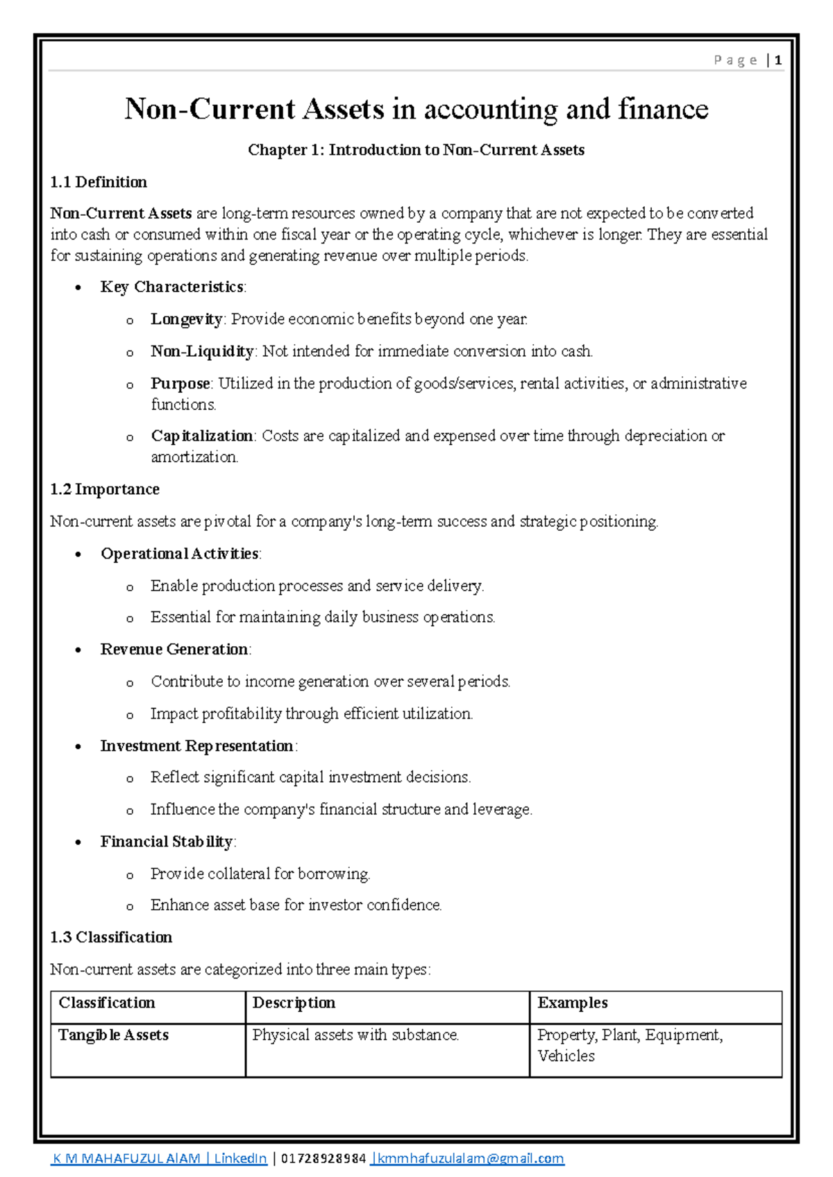 Non-Current Assets in accounting and finance - They are essential for ...