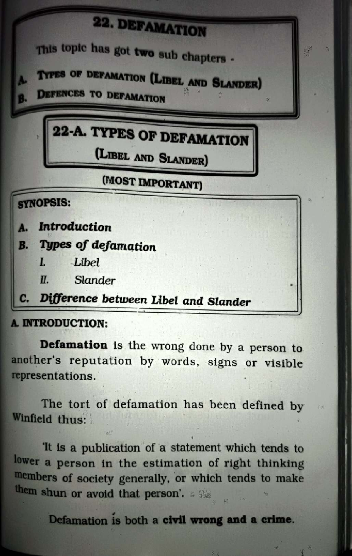 Defamation Overview: Types, Defenses, and Legal Implications (LAW101 ...