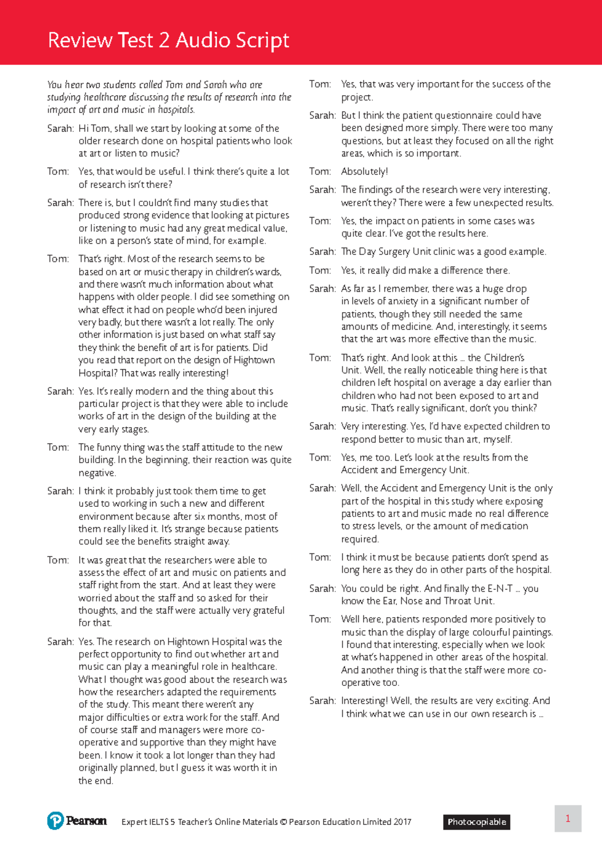CB 5 Review Test 2 Answer Key - Expert IELTS 5 Teacher’s Online ...