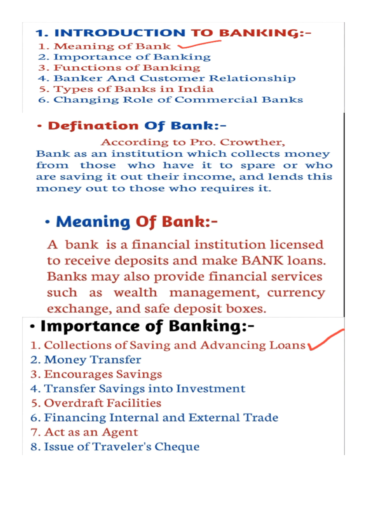 Banking Law Overview: Key Concepts and Principles (1-5) - Studocu
