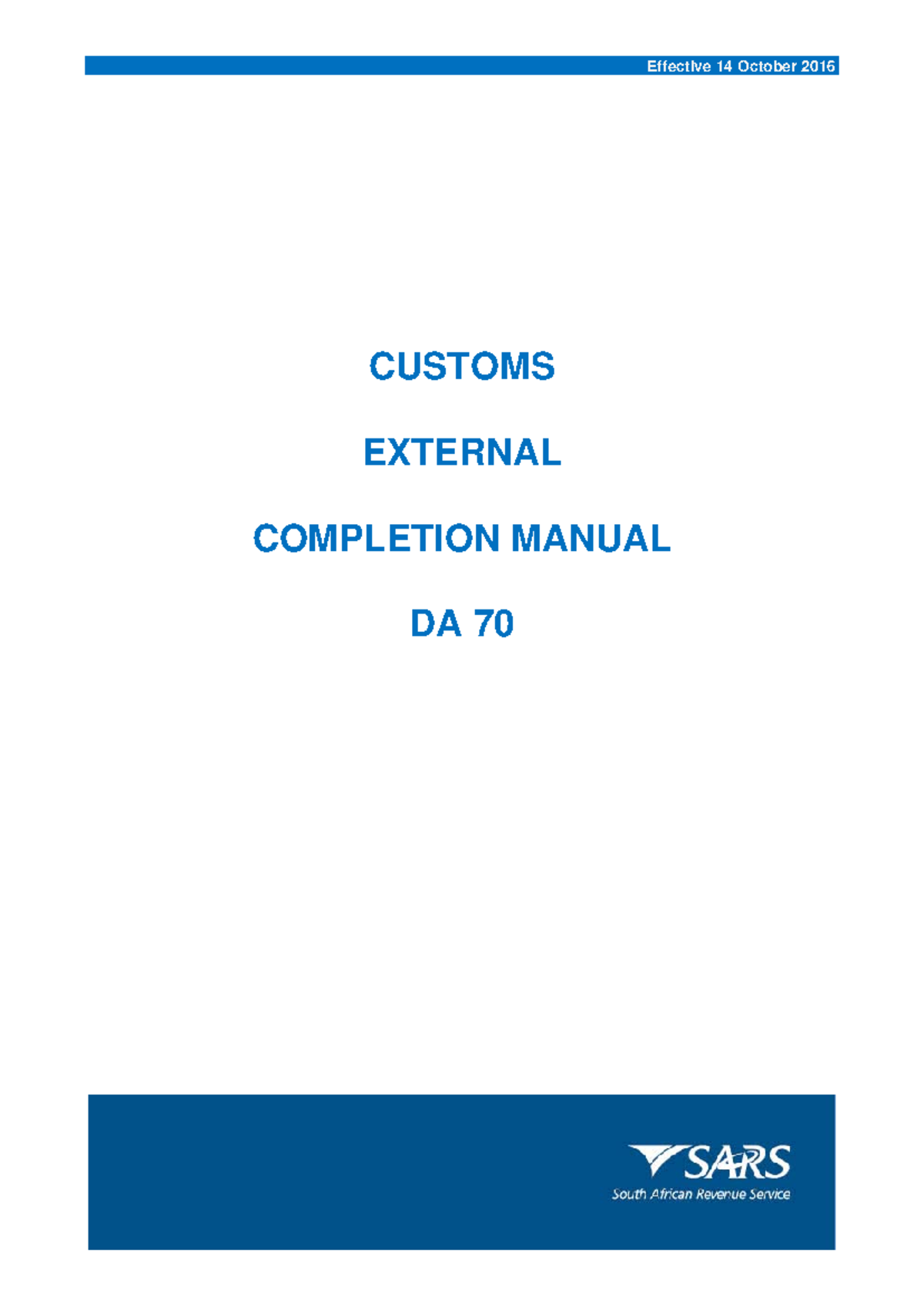 SC CF 32 DA 70 External Completion Manual - Revision 9 Guide - Studocu